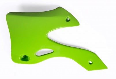 RADIATOR SCOOPS KX 125/250 99-02 GREEN