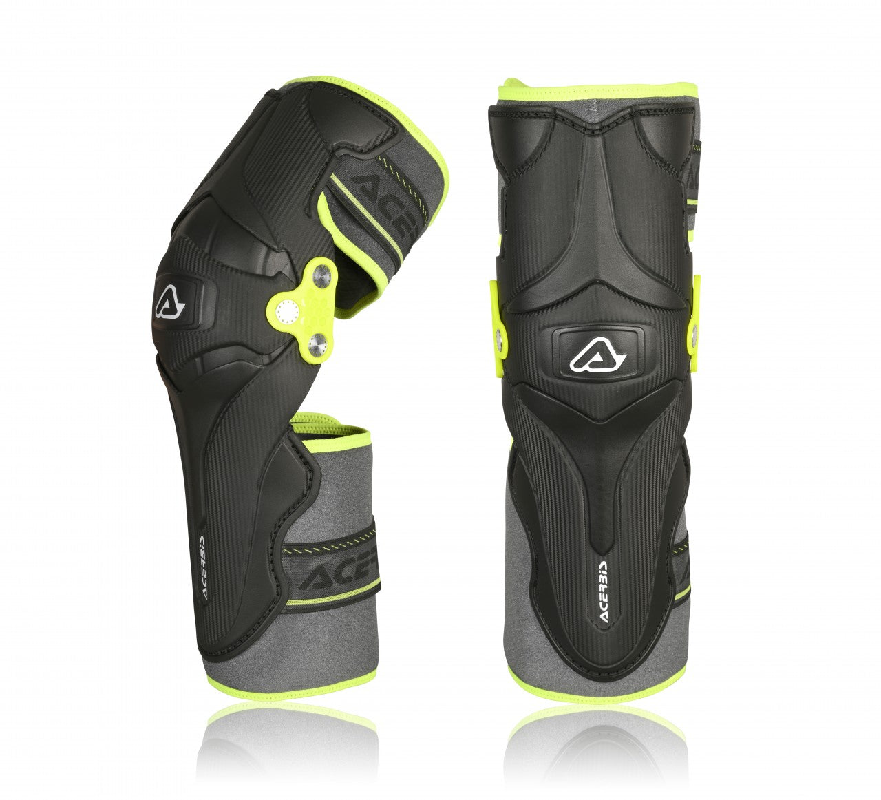 X-STRONG KNEE GUARD BLACK/YELLOW