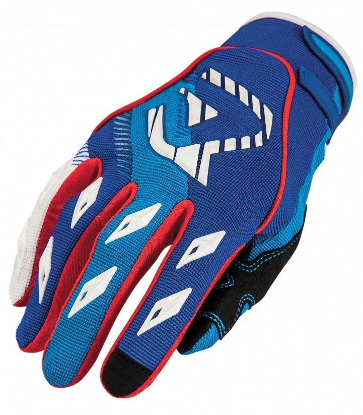 **MX1 X1 Glove Blue/Red