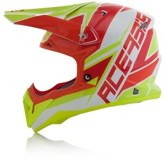 Impact helmet Red/ Flo yellow