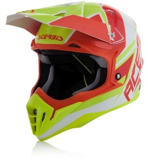 Impact helmet Red/ Flo yellow