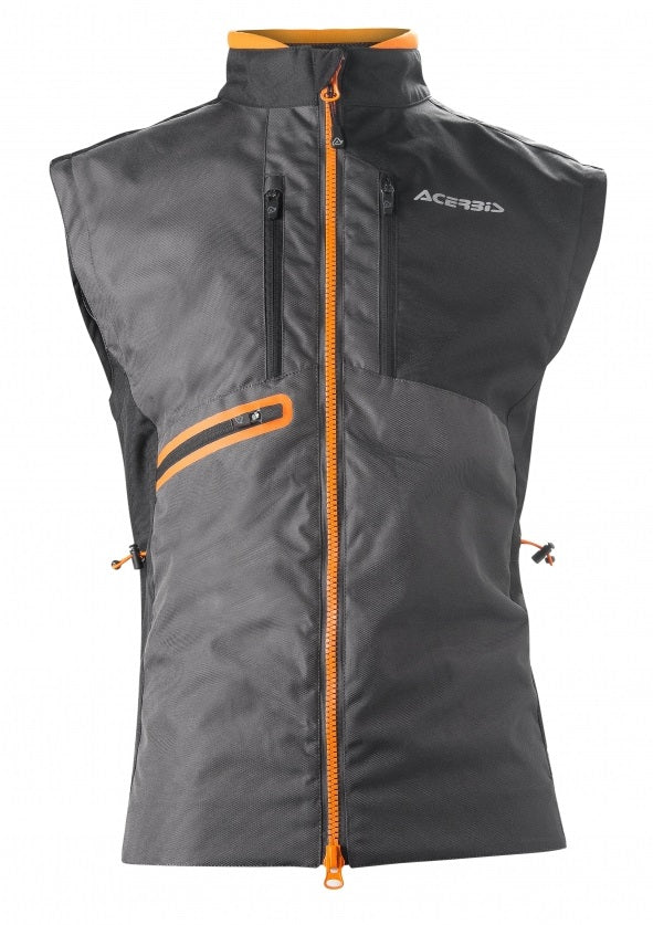 ENDURO JACKET BLACK/FLO ORANGE