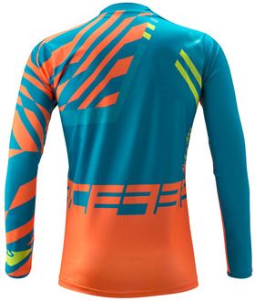 **SPECIAL EDITION FITCROSS JERSEY BLUE/FLO ORANGE
