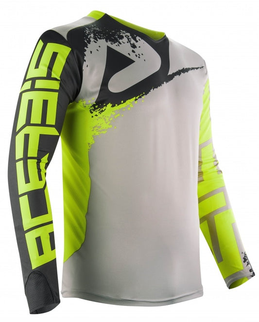 **AEROTUNED SPECIAL EDITION JERSEY GREY/FLO YELLOW NOW £14.00