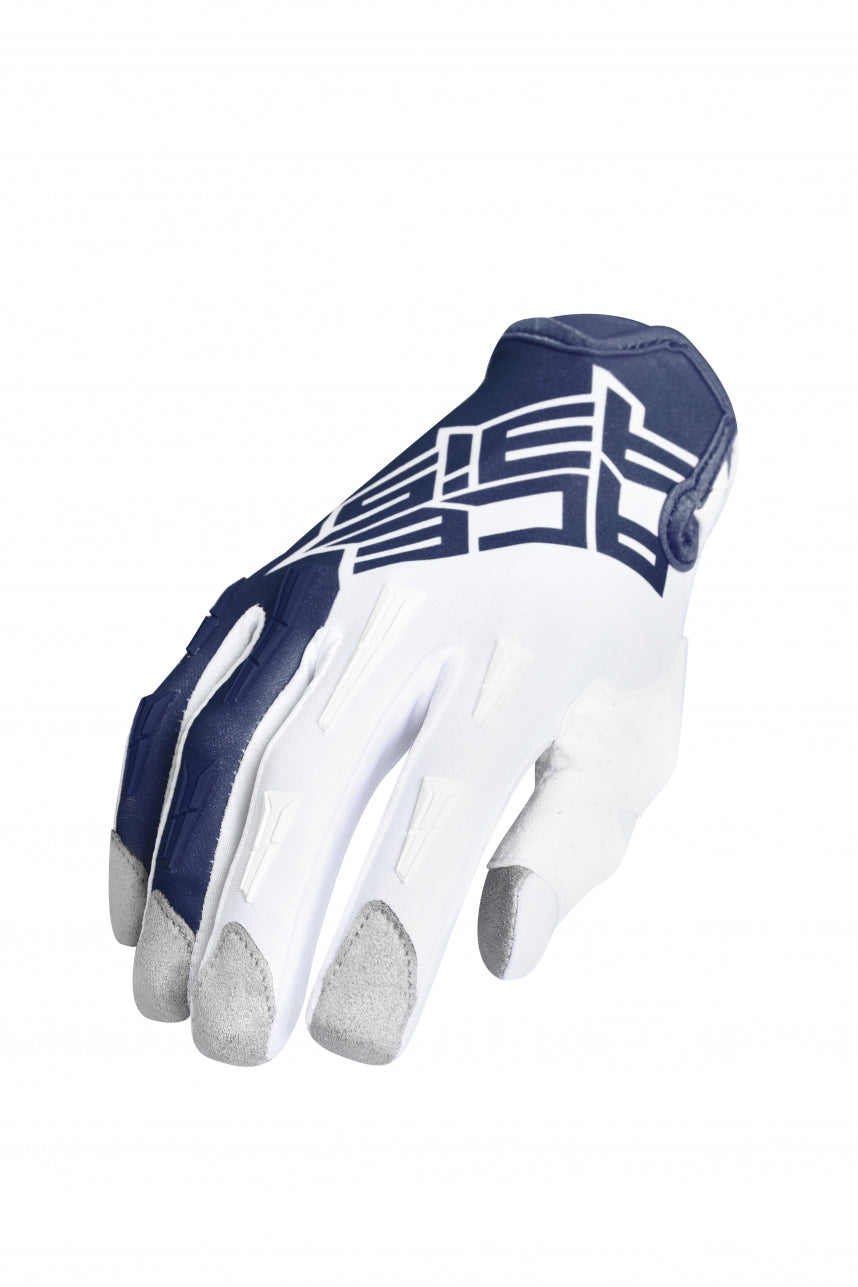 **MX X-P GLOVES BLUE/WHTE SMALL