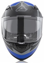 **FULL FACE X-STREET HELMET MATT BLUE/BLACK