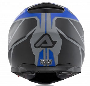 **FULL FACE X-STREET HELMET MATT BLUE/BLACK