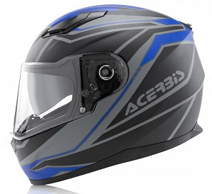 **FULL FACE X-STREET HELMET MATT BLUE/BLACK