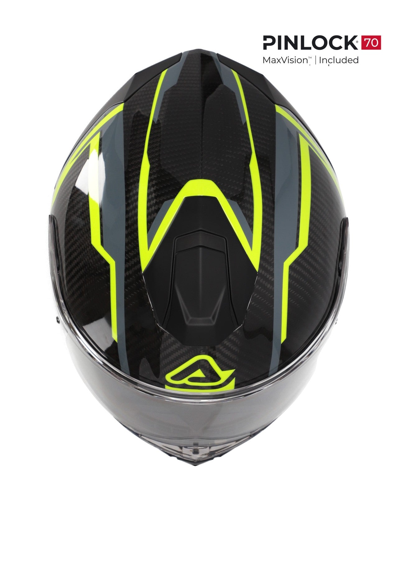 TARMAK HELMET CARBON BLK GREY/YELLOW