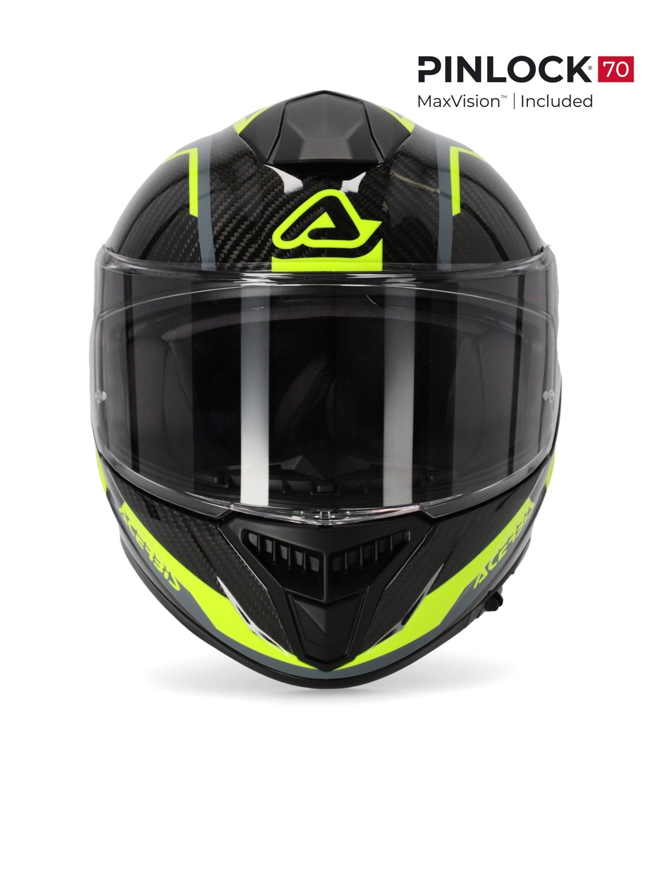 TARMAK HELMET CARBON BLK GREY/YELLOW