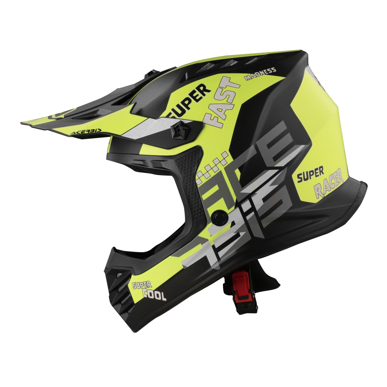 JUNIOR STEEL BLACK/FLO YELLOW 22-06