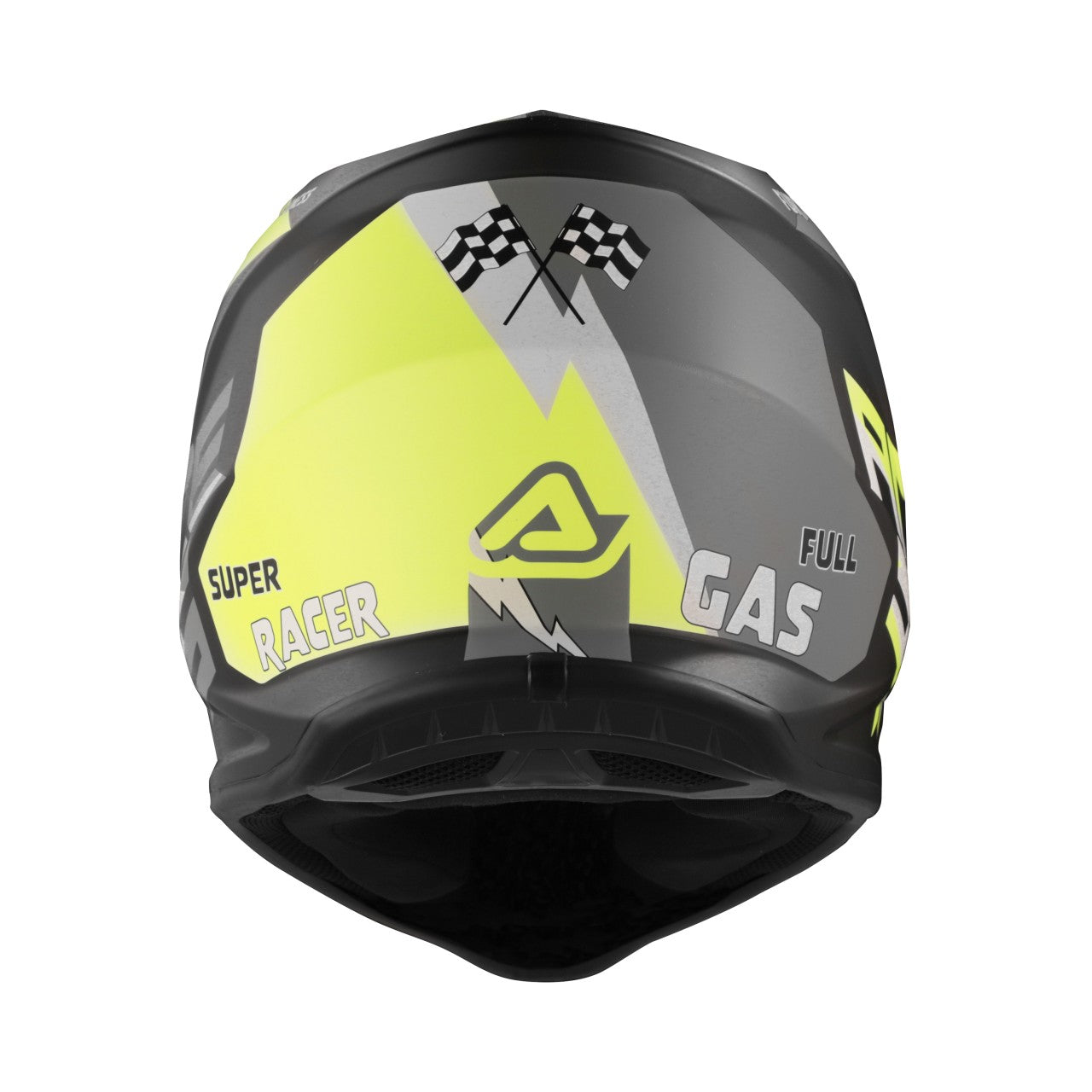 JUNIOR STEEL BLACK/FLO YELLOW 22-06