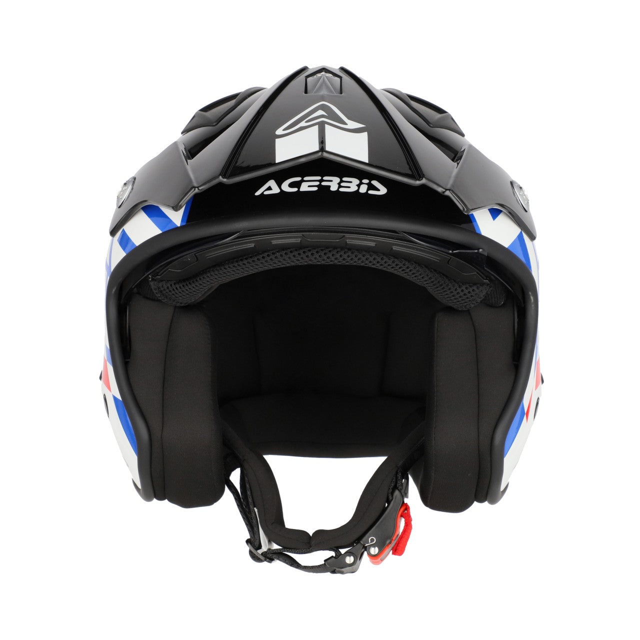 JET ARIA GRAPHIC HELMET WHITE/BLUE/RED
