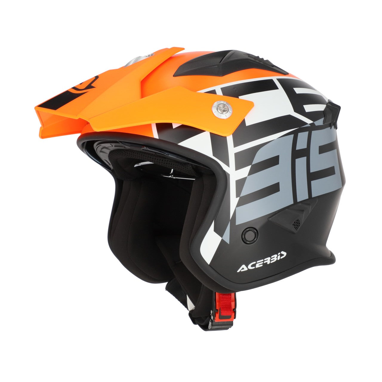 JET ARIA GRAPHIC HELMET ORANGE FLO/BLACK