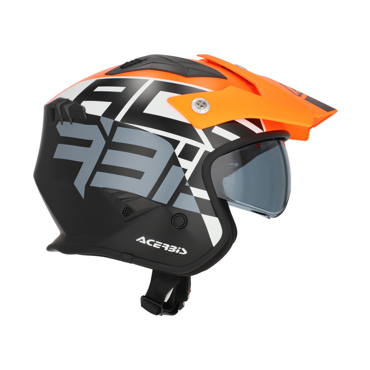 JET ARIA GRAPHIC HELMET ORANGE FLO/BLACK
