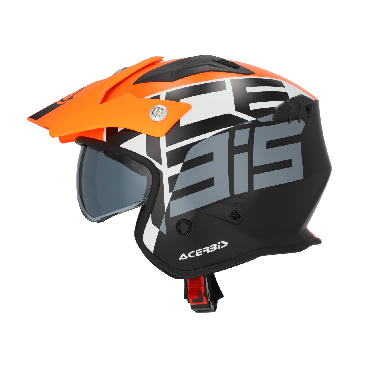 JET ARIA GRAPHIC HELMET ORANGE FLO/BLACK