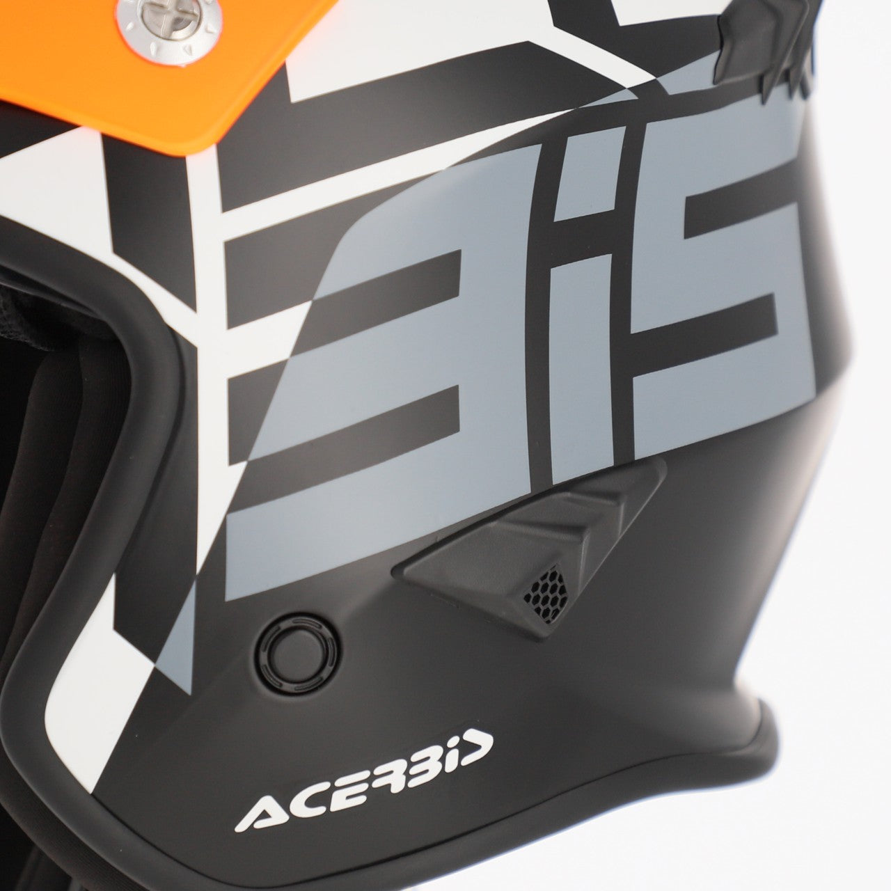 JET ARIA GRAPHIC HELMET ORANGE FLO/BLACK