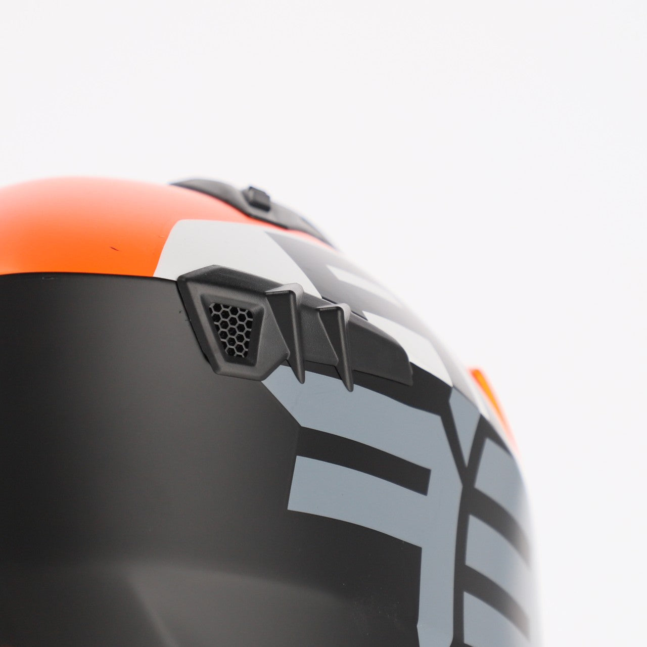 JET ARIA GRAPHIC HELMET ORANGE FLO/BLACK