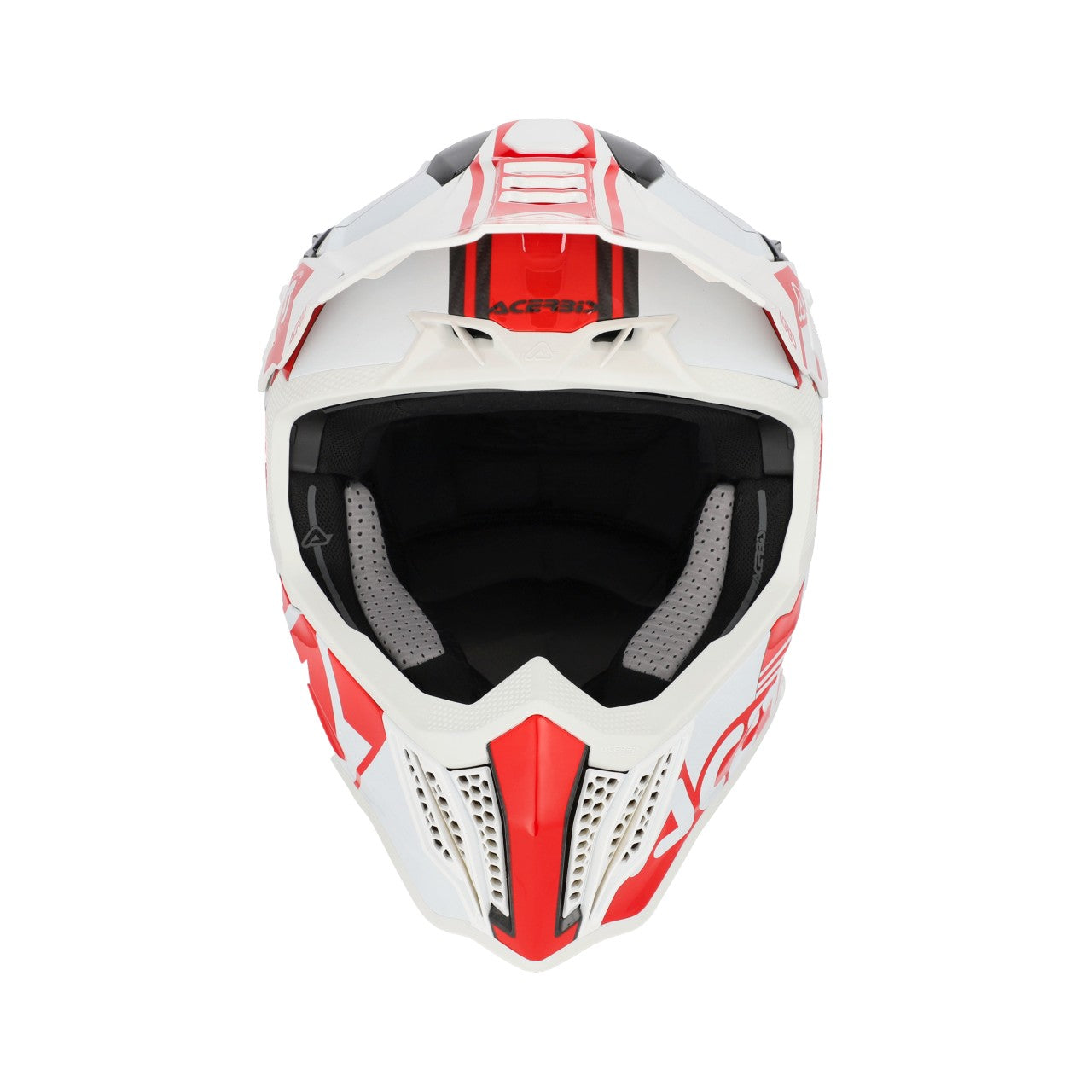 AIRSTRIKE-C CARBON HELMET WHITE/RED 239