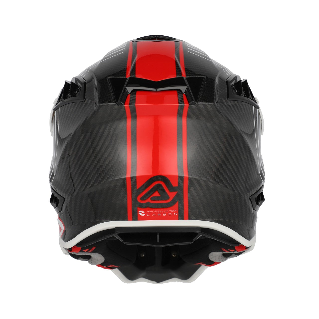 AIRSTRIKE-C CARBON HELMET WHITE/RED 239