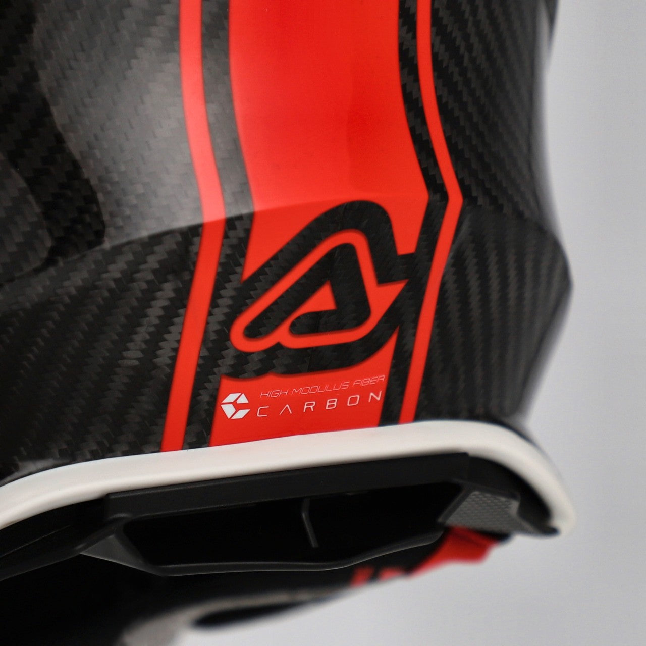AIRSTRIKE-C CARBON HELMET WHITE/RED 239
