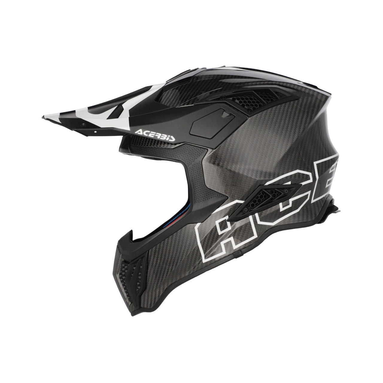 AIRSTRIKE-C CARBON HELMET BLACK/WHITE 315