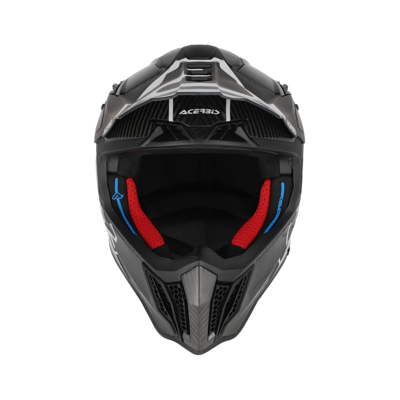 AIRSTRIKE-C CARBON HELMET BLACK/WHITE 315