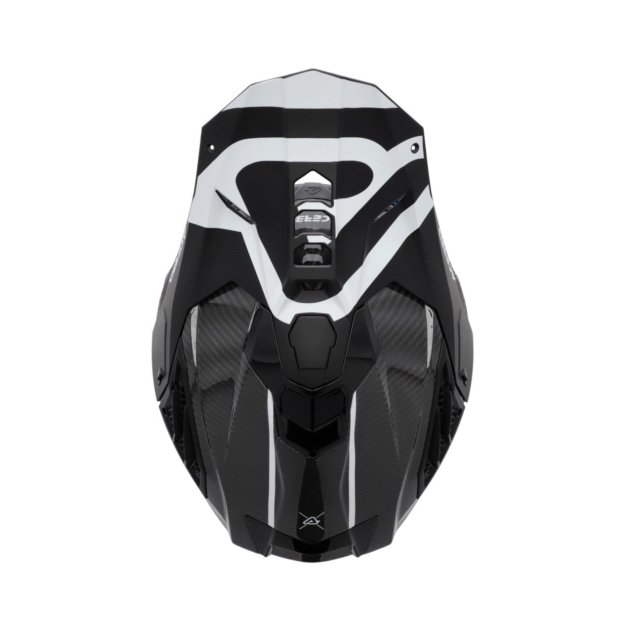 AIRSTRIKE-C CARBON HELMET BLACK/WHITE 315