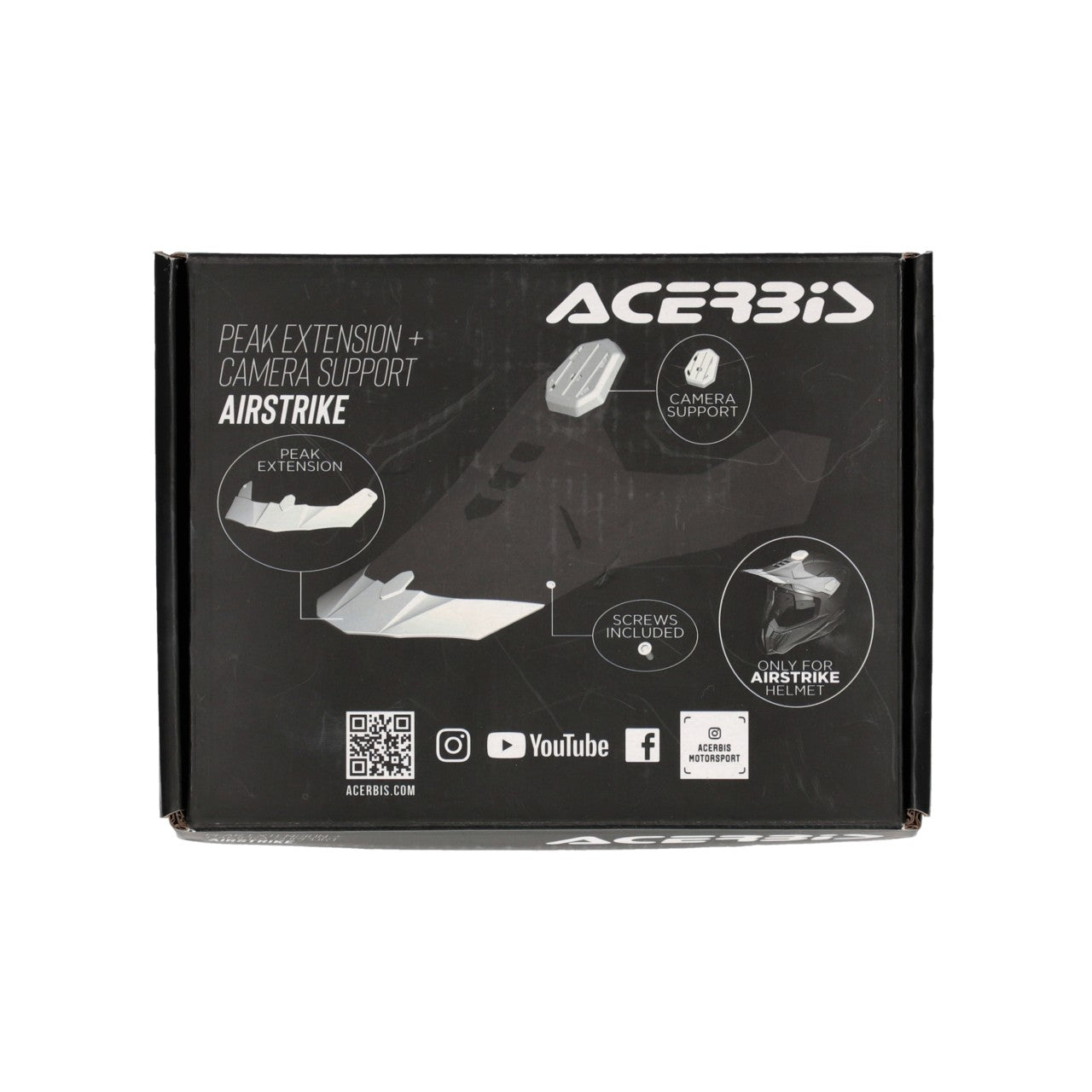 AIRSTRIKE-C CARBON HELMET BLACK/WHITE 315