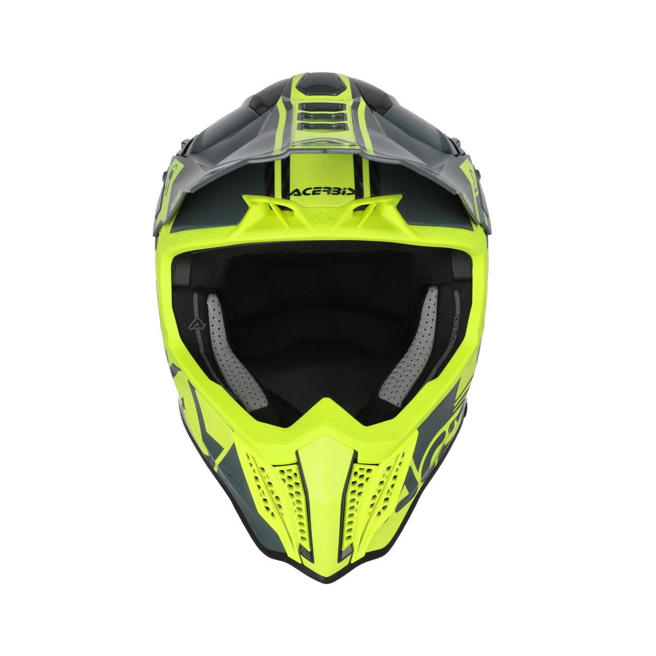 AIRSTRIKE-C CARBON HELMET BLACK/FLO YELLOW 457