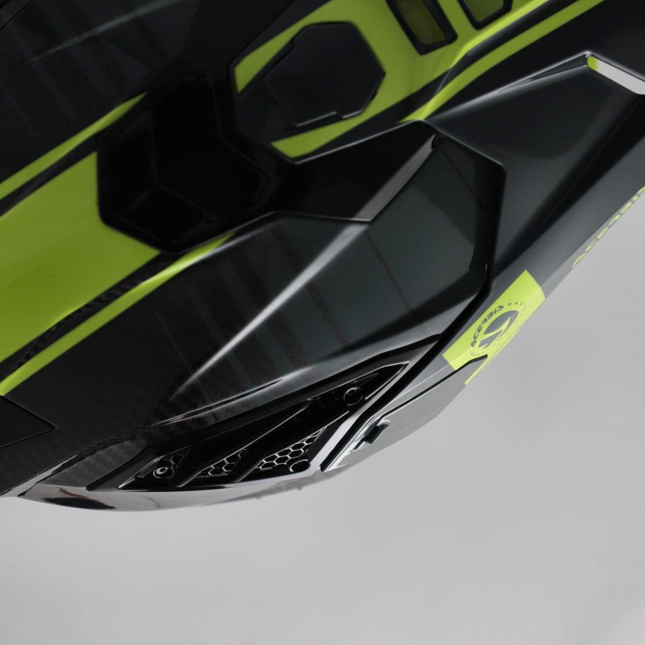 AIRSTRIKE-C CARBON HELMET BLACK/FLO YELLOW 457
