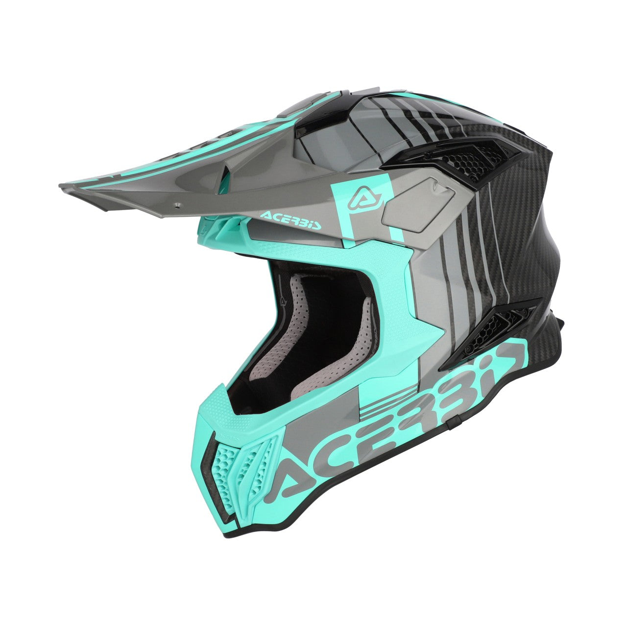 AIRSTRIKE-C CARBON HELMET TURQUOISE 869