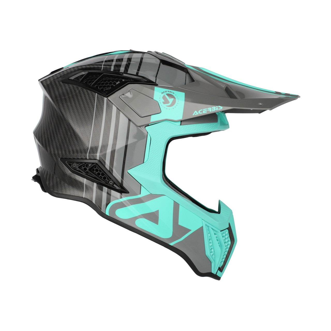 AIRSTRIKE-C CARBON HELMET TURQUOISE 869