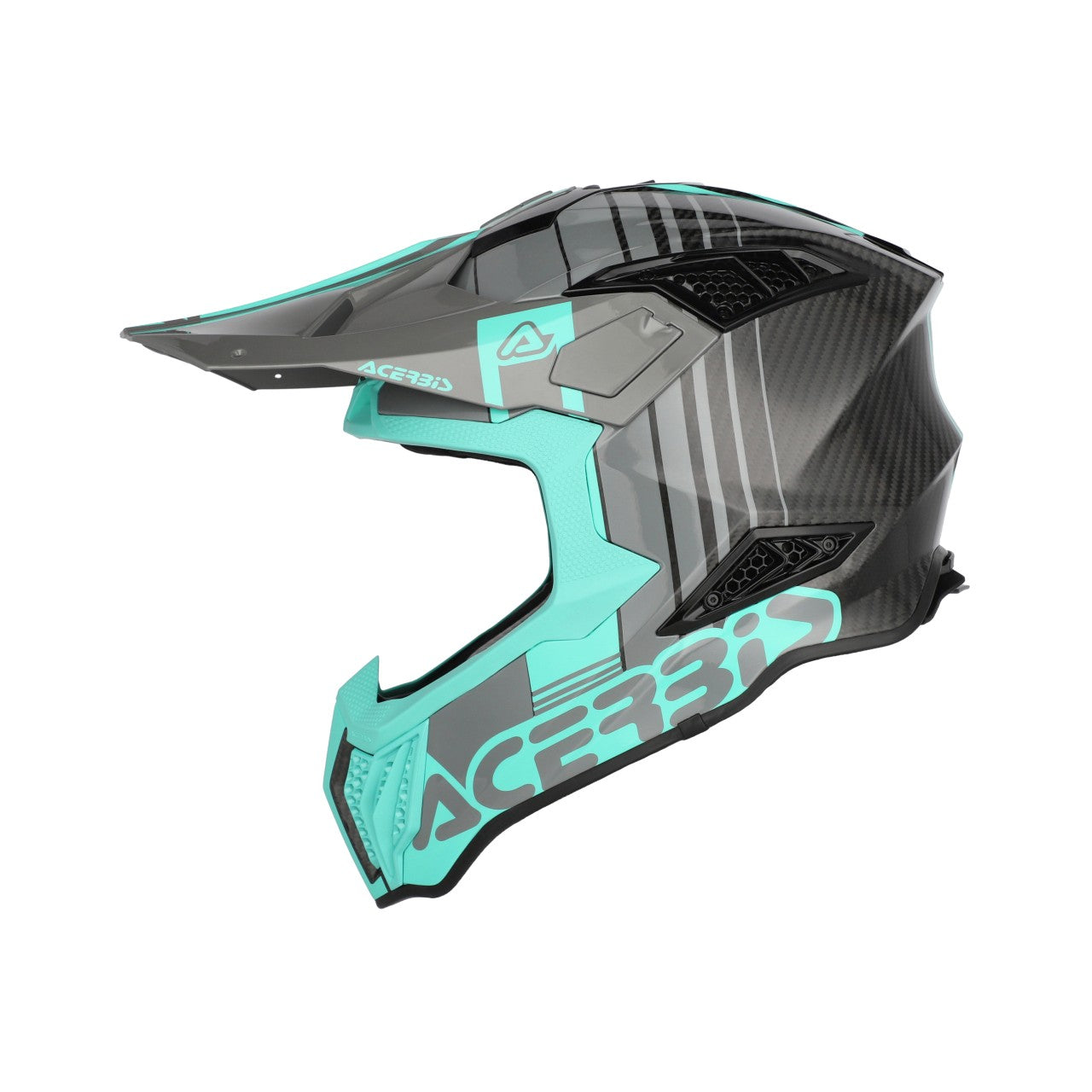AIRSTRIKE-C CARBON HELMET TURQUOISE 869