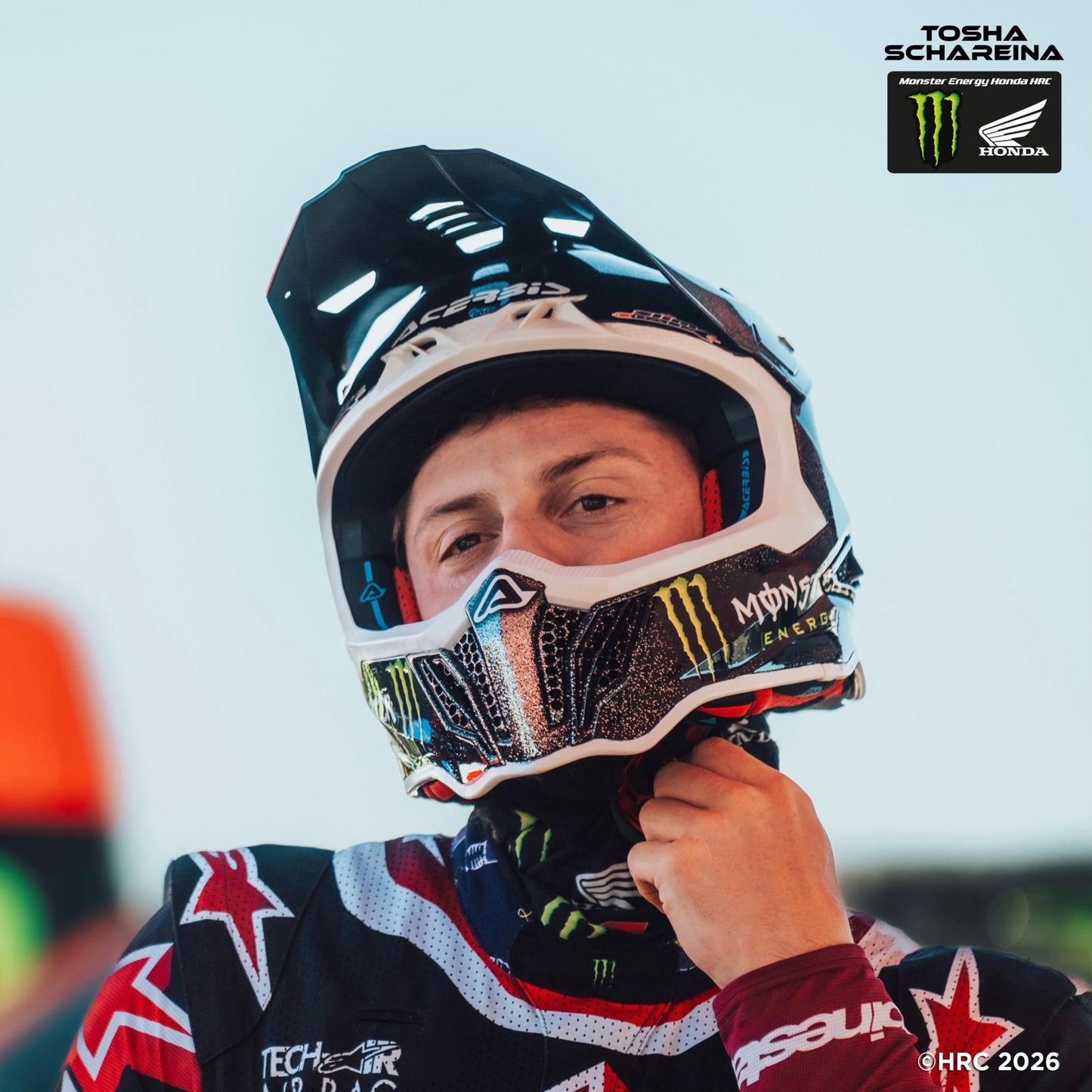 AIRSTRIKE FIM RACING#2 HELMET WHITE