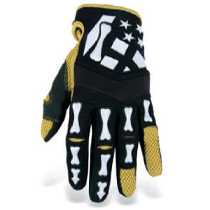 **Glove Skeleton Line Black