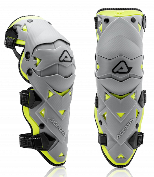 IMPACT EVO 3.0 - KNEE GUARD GREY/YELLOW