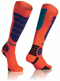 MX IMPACT KID SOCKS OR/BLUE