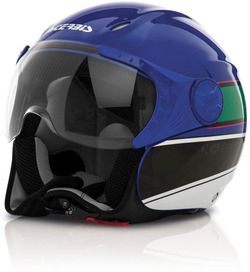 **X-Jet On Bike Helmet Blue/Green NOW £18