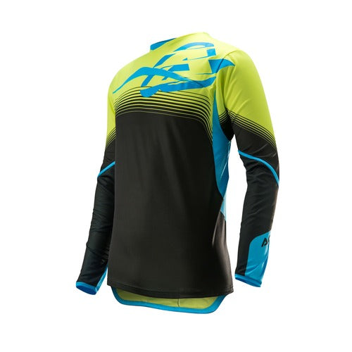 **MX X-Flex Jersey Black/Flo Yellow