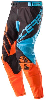 **X-GEAR PANTS BLUE/FLO ORANGE