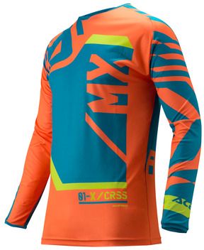 **SPECIAL EDITION FITCROSS JERSEY BLUE/FLO ORANGE