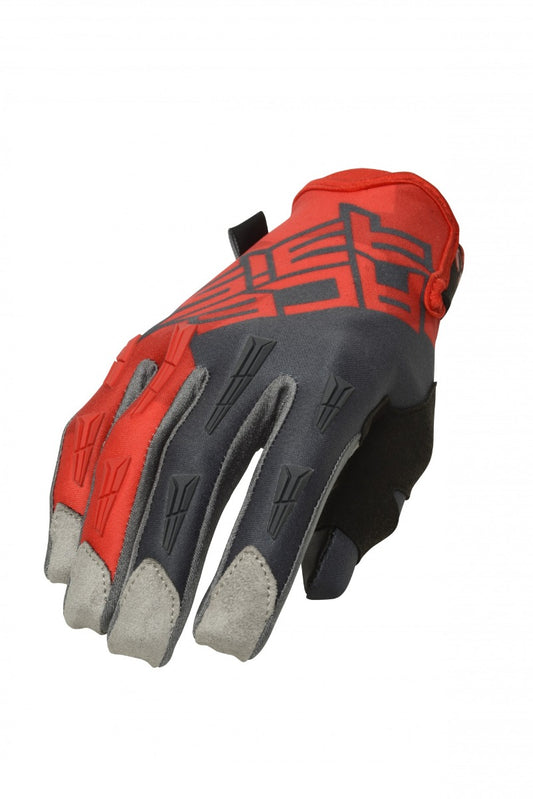 MX X-H GLOVES RED/GREY