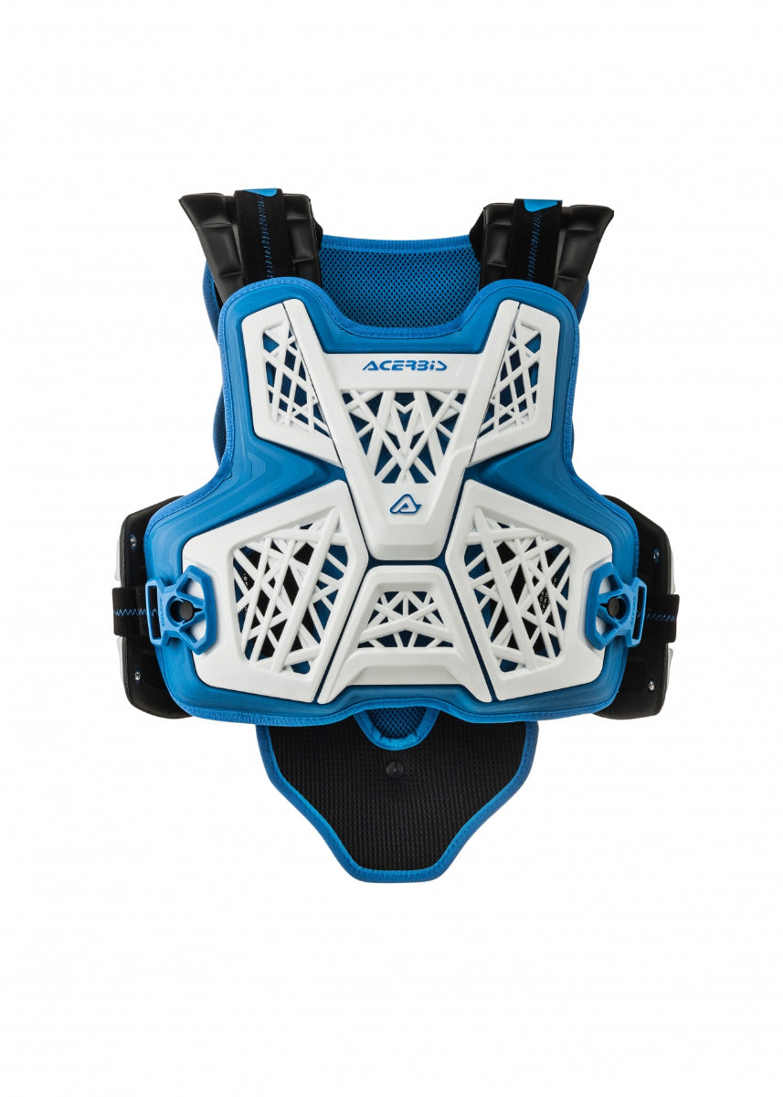 JUMP MX CHEST PROTECTOR WHITE/BLUE (Adult)