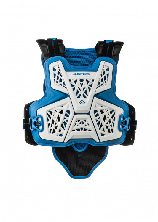 JUMP MX CHEST PROTECTOR WHITE/BLUE (Adult)