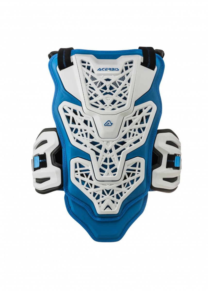 JUMP MX CHEST PROTECTOR WHITE/BLUE (Adult)