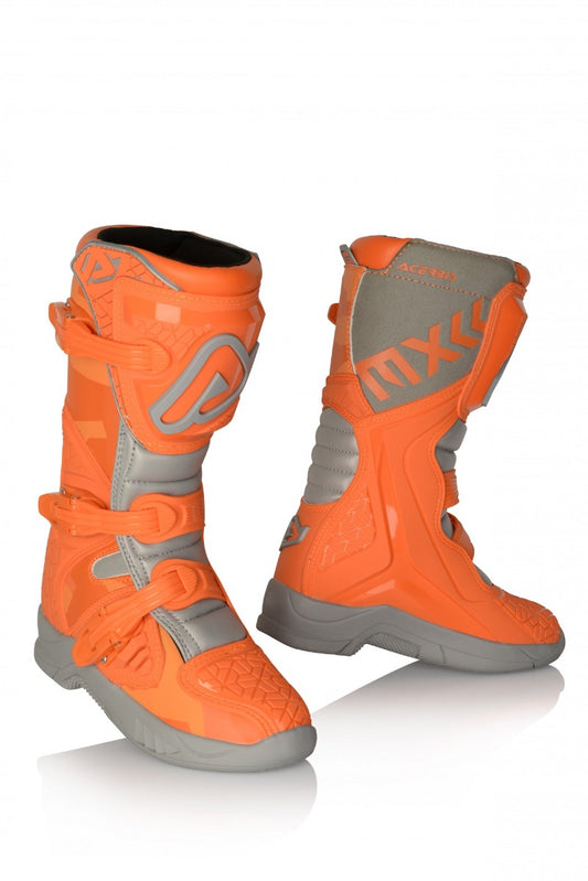 X-TEAM JR BOOTS ORANGE/GREY