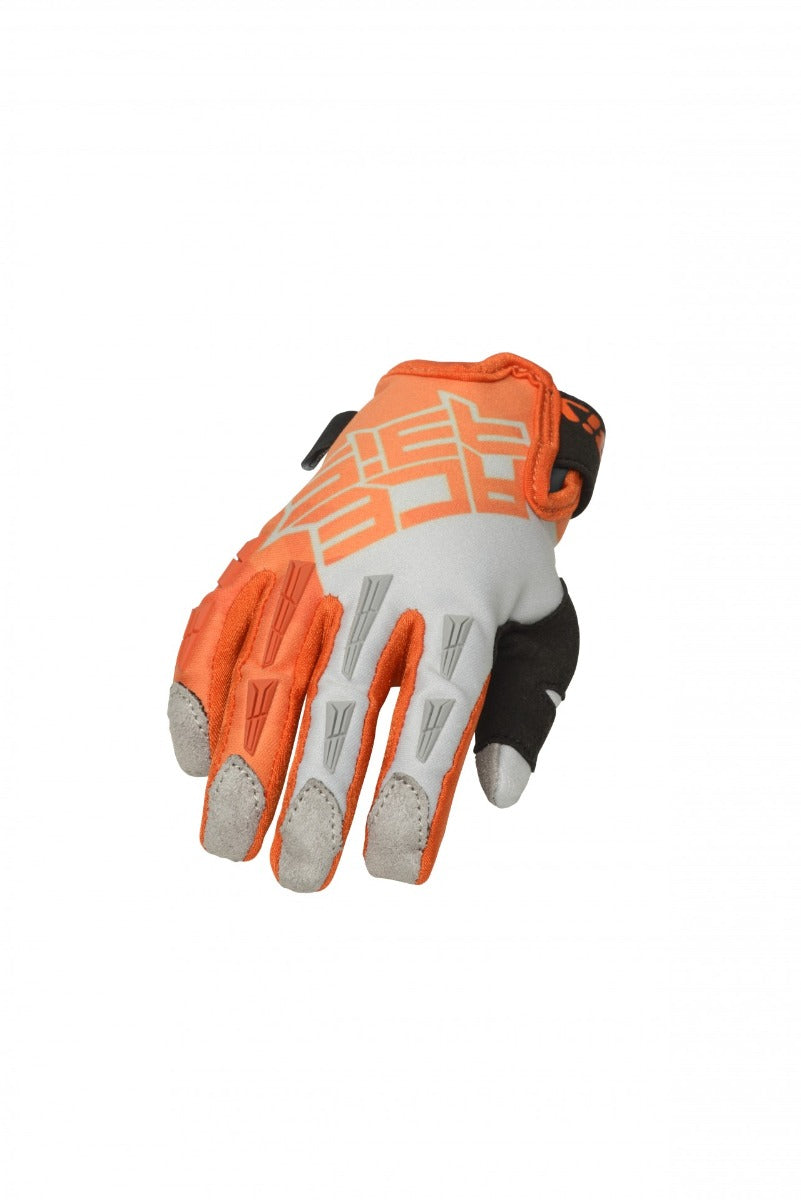 CE MX X-K KID GLOVE ORANGE/GREY