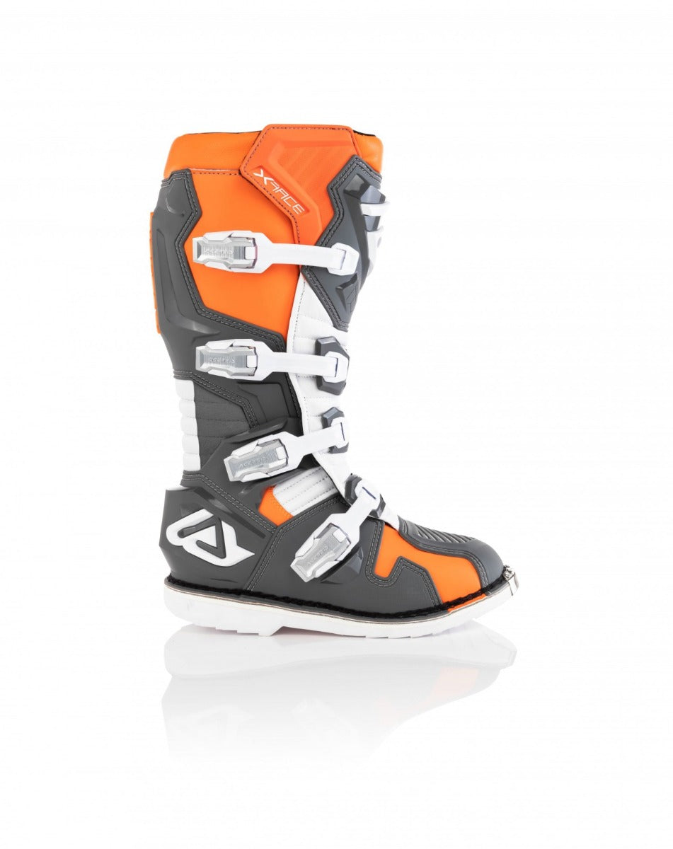 X-RACE BOOTS ORANGE/GREY