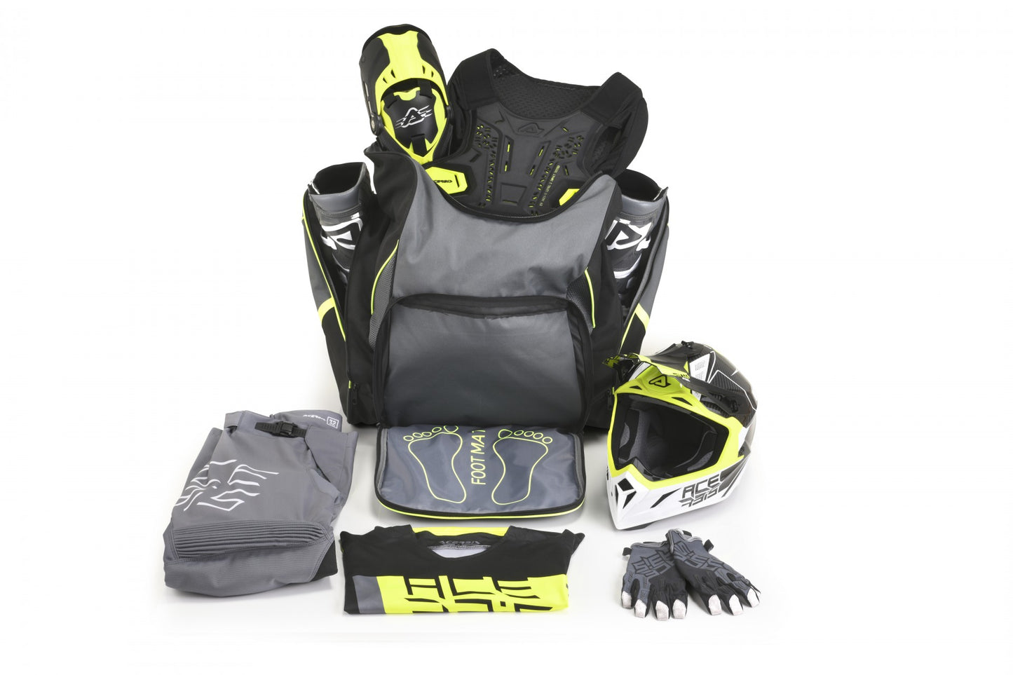 JERLA KIT BAG BACKPACK 102L-BLACK/YELLOW